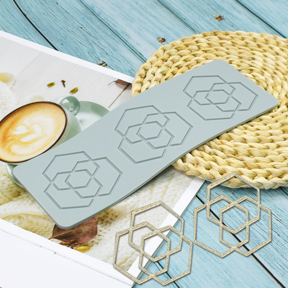 Coral Sugar Cake Lace Mat Leaf Molecular Cooking Plate Silicone Mold