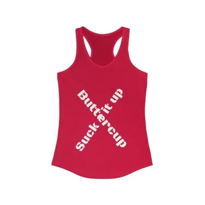 Women's Ideal Racing Vest Loose Top Red - Shop at LoveMi