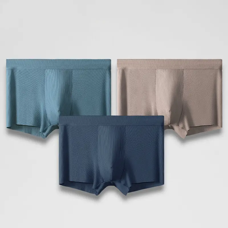 Ice Silk Antibacterial Underwear Men's Summer Thin
