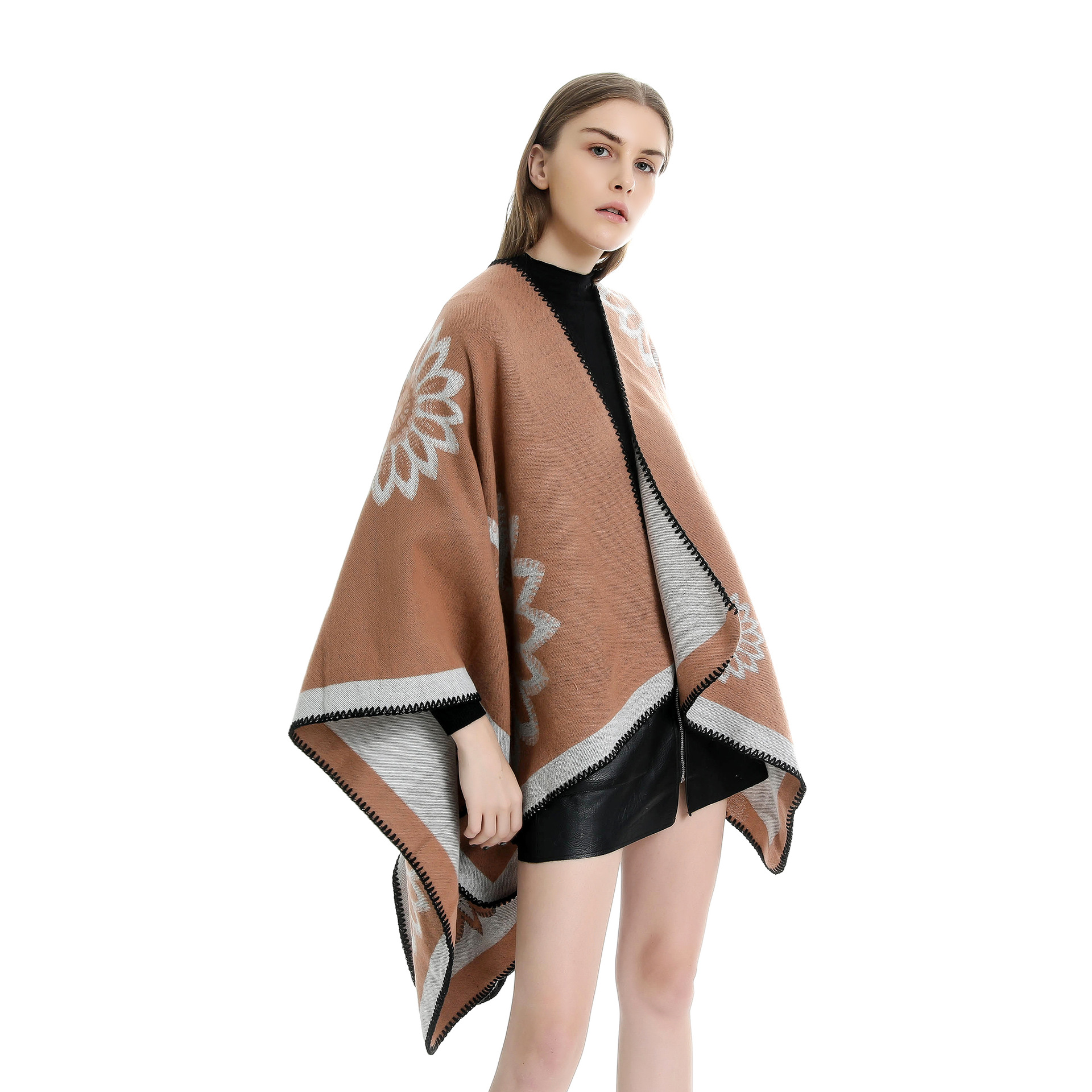 Imitation Cashmere Warm Shawl Fashion All-match