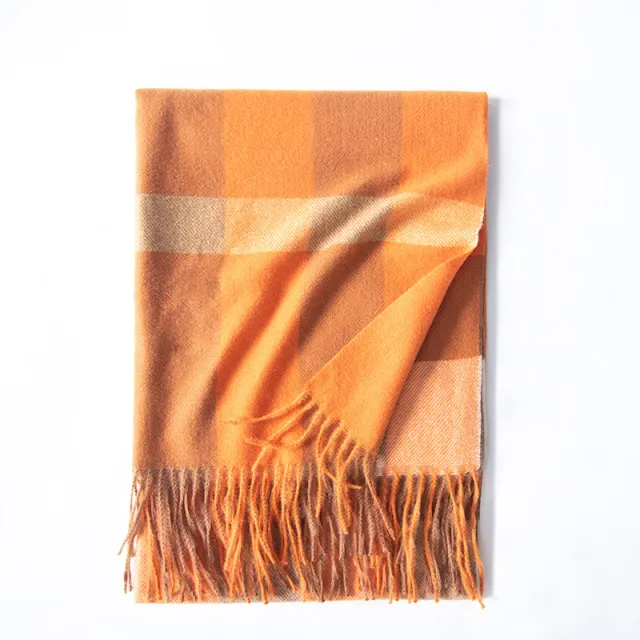 Fashion Scarves For Women In Autumn And Winter Bright Orange - Shop at LoveMi