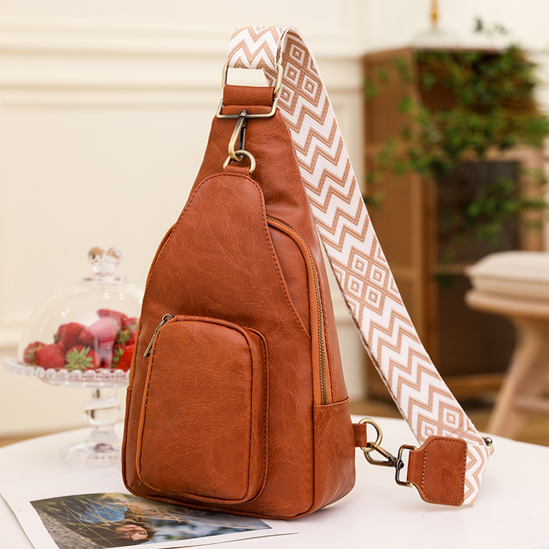 Title 8, Vintage PU Crossbody Bag im Ins-Style, All-Matc...