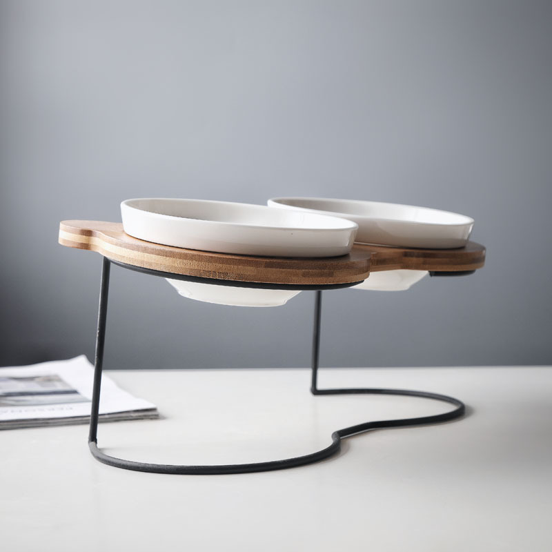 Protect The Spine Bowl Holder Cat Food Water