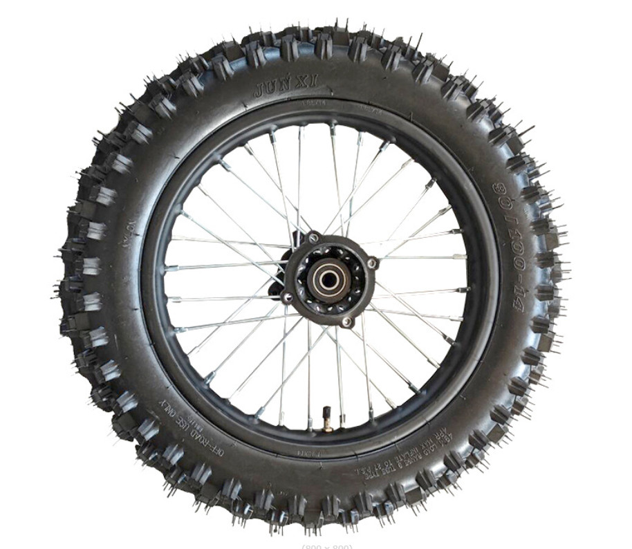 90 -14 Motorcycle Back Wheel Tyre Steel Rear Off-Road Wheel For 14 Motorbike 6