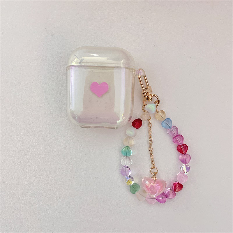 Love shell colorful pendant