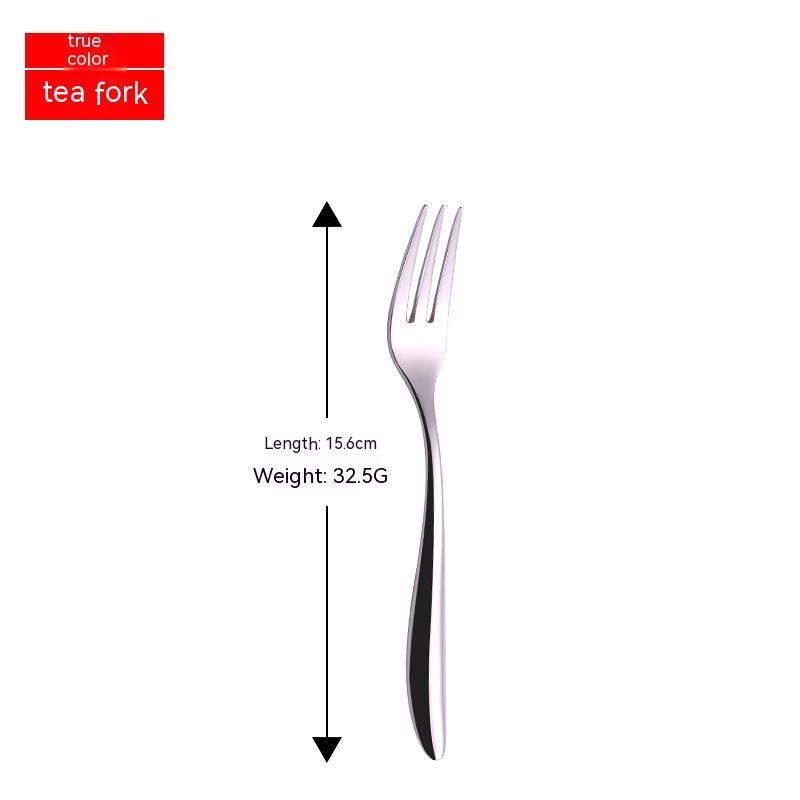 Mirror Light Tea Fork