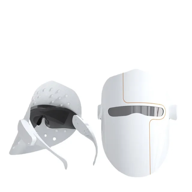 Facial Mask Instrument Color Light Led Beauty Mask Photon Skin Rejuvenation Instrument White - Shop at LoveMi