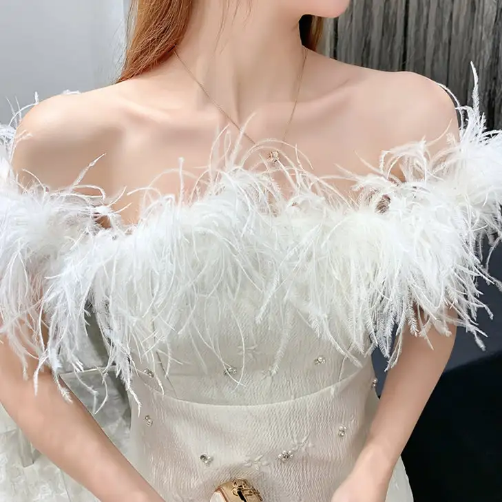 Women's Embossed Plush Waistband Slimming Dress
