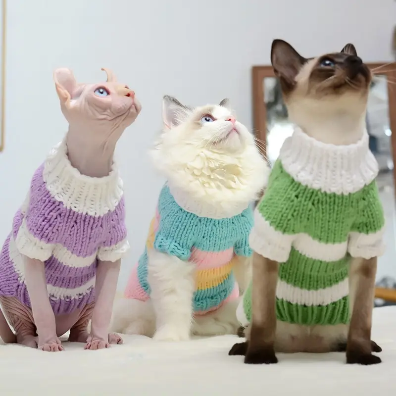 Hairless Cat Warm Sweater Pet Clothes