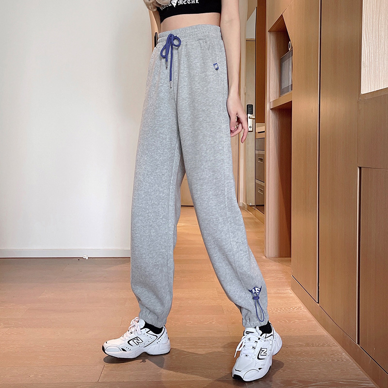 Women's Spring And Summer Loose Sports Casual Sweatpants Trousers