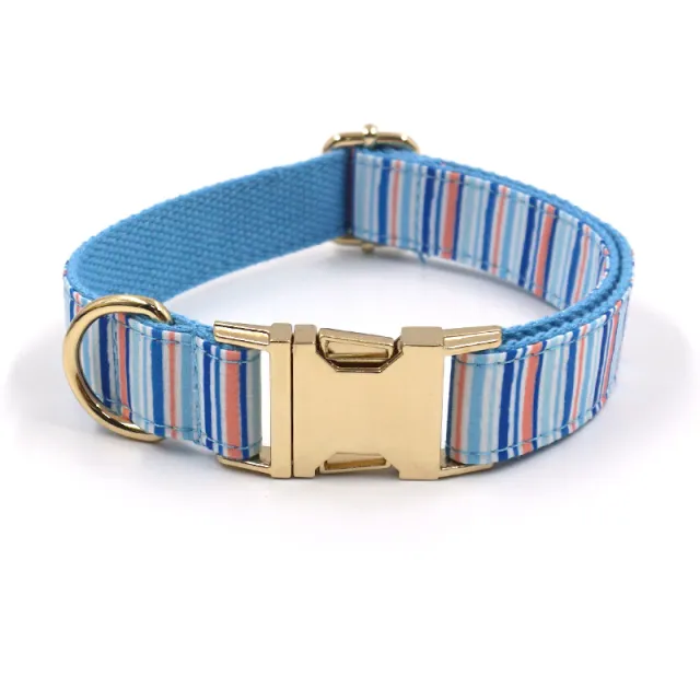 Striped Print Pet Chest And Back Leash Bow Trash Bag Set Collar - Shop at LoveMi