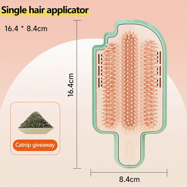 New Ice Cream Shape Cat Rubbing Itch Artifacts Corner Hair Rubbers Cat Self Hi Toys Mint Ball Feather Pet Cat Toys Pet Supplies Basic Model - Shop at LoveMi