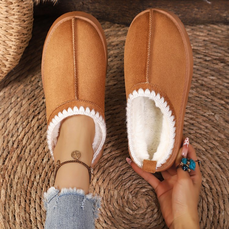 Suede Platform Snow Boots, picture 2 of 3