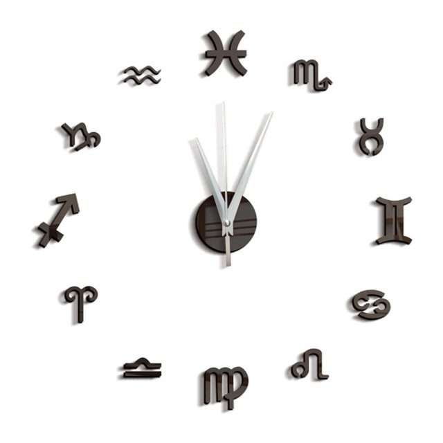 Acrylic Mirror Wall Clock, picture 6 of 6