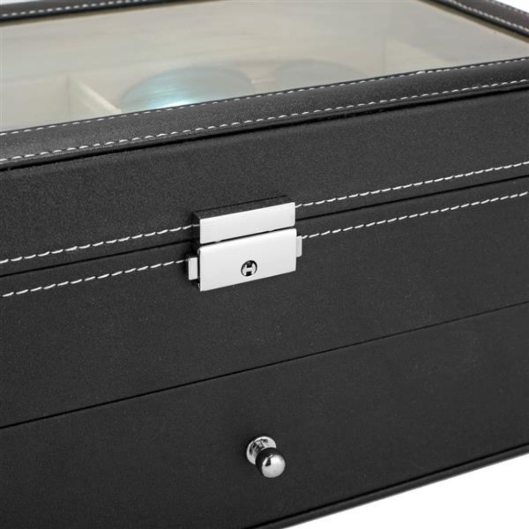 Leather sunglasses organizer product detail image