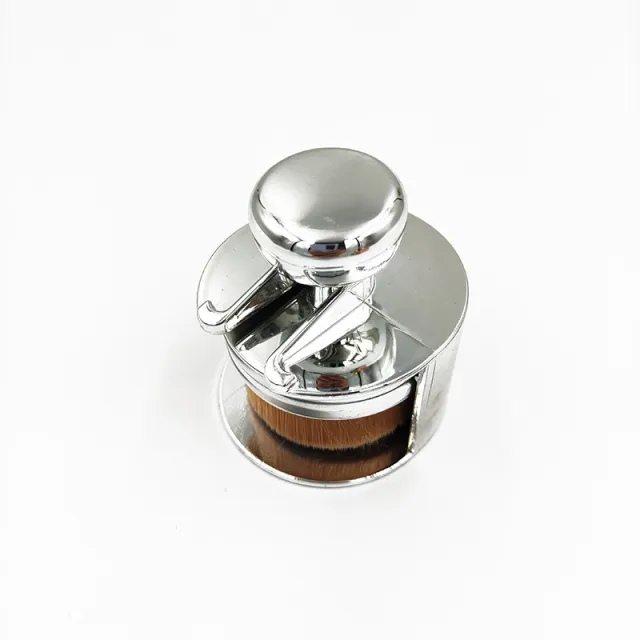 Convenient Push pull Seal Brush Makeup Brush Silver - Shop at LoveMi