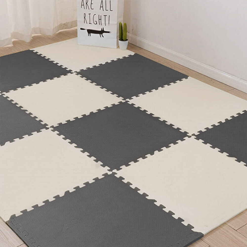 20 Large Soft Foam EVA Kids Floor Mat Jigsaw Tiles Interlocking Garden Play Mats