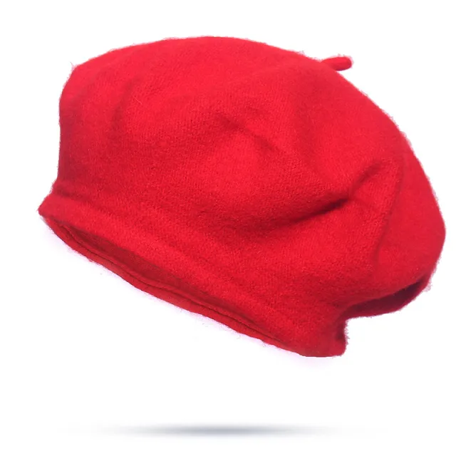 Wool Beret Vintage Woolen Painter Hat Orange - Shop at LoveMi