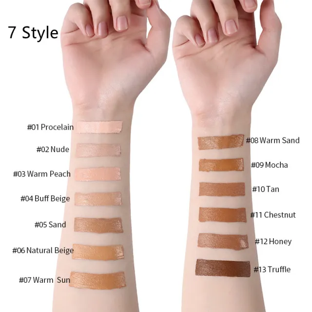 Makeup Liquid Foundation Oil Control Concealer 7 Style - Shop at LoveMi