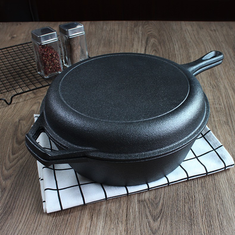 Title 3, Household Non-stick Flat Pan With Single Handle