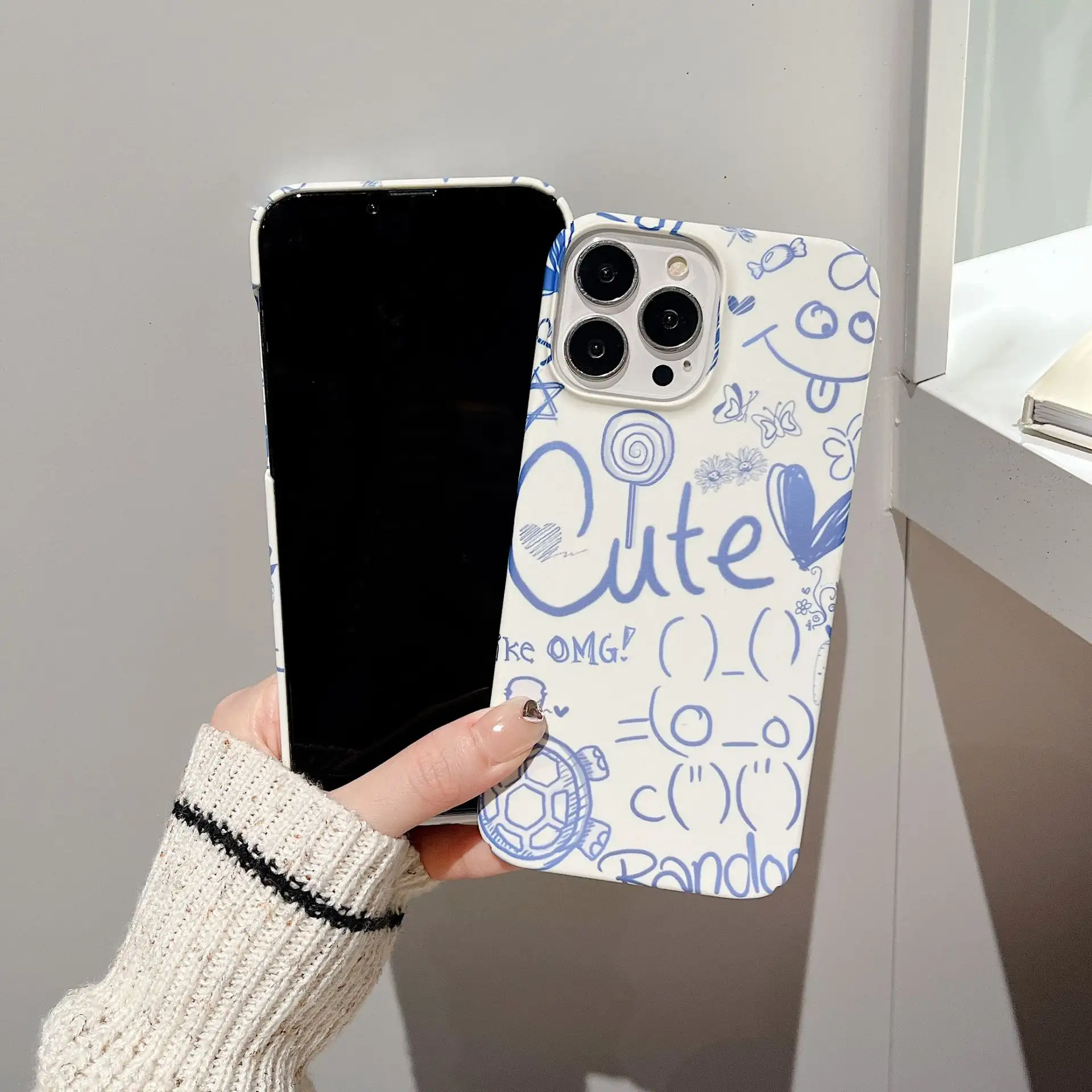 Plastic Oil Painting Phone Case