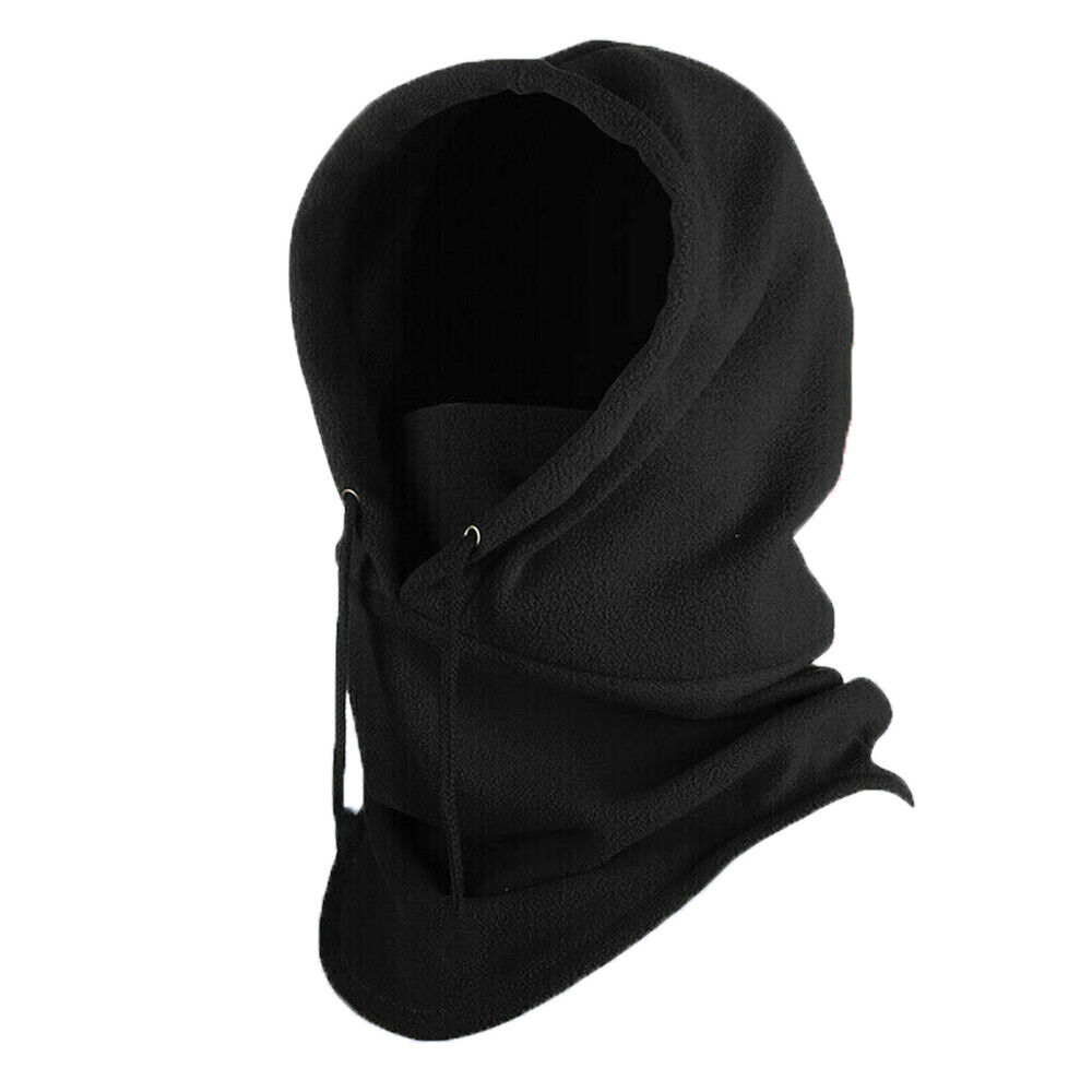 Mens Winter Thermal Fleece Balaclava Hat Motorcycle Neck Warmer Hood Face — image 6