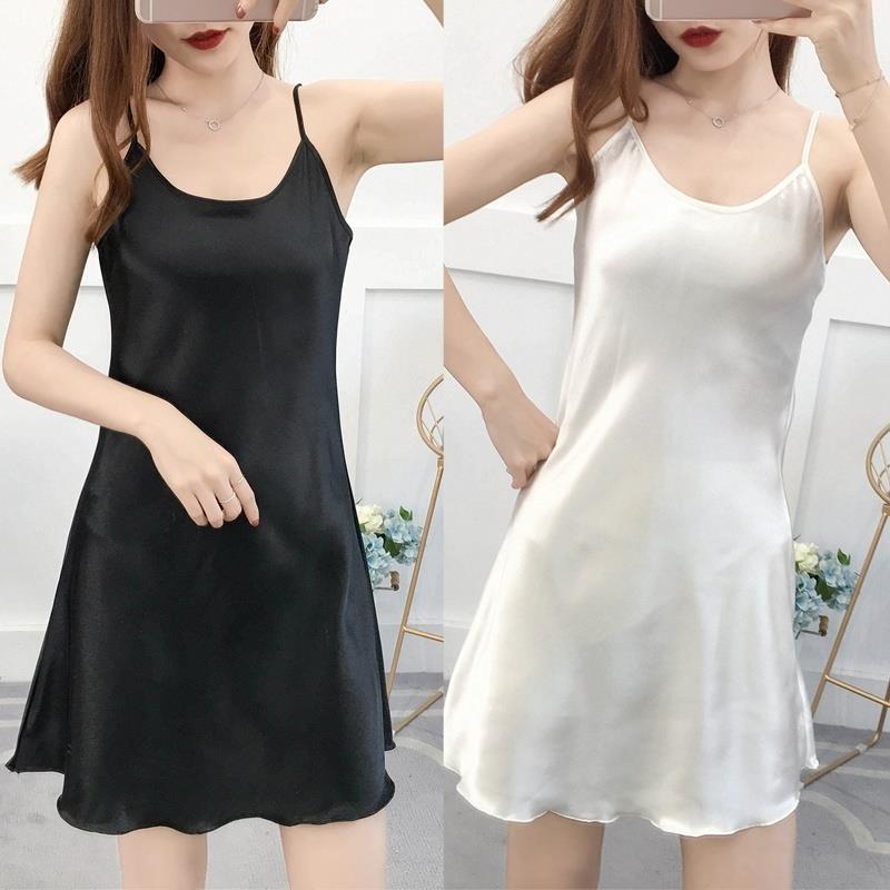 Title 3, Women Sleepwear Nightgown Satin Silk Robes Slee...