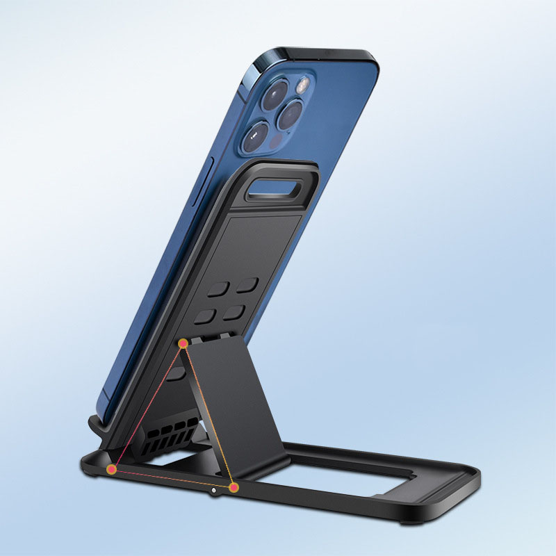 Simple Portable Folding Adjustable Mobile Phone Holder - Image 3