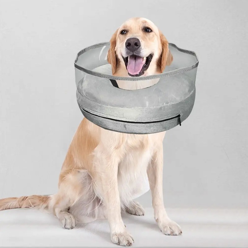 Inflatable Dog Cone Collar Soft Recovery For Post-Surgery — image 5