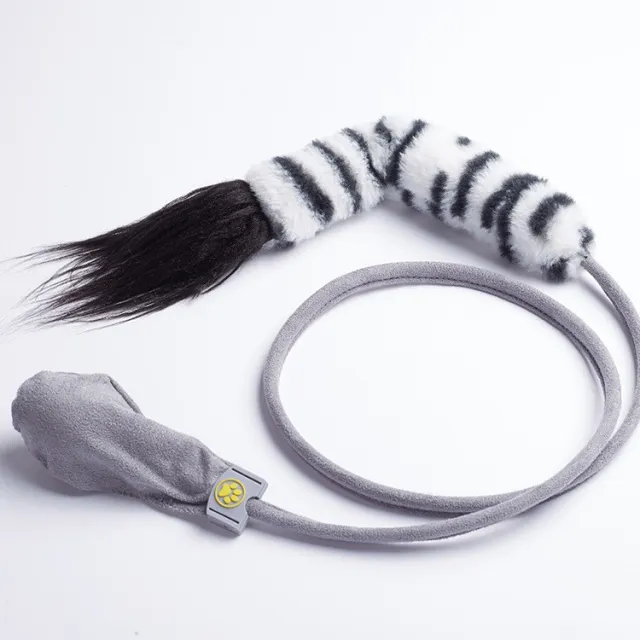 Creative Pet Funny Cat Artifact Simulation Fish Interactive Plush Horsetail - Shop at LoveMi