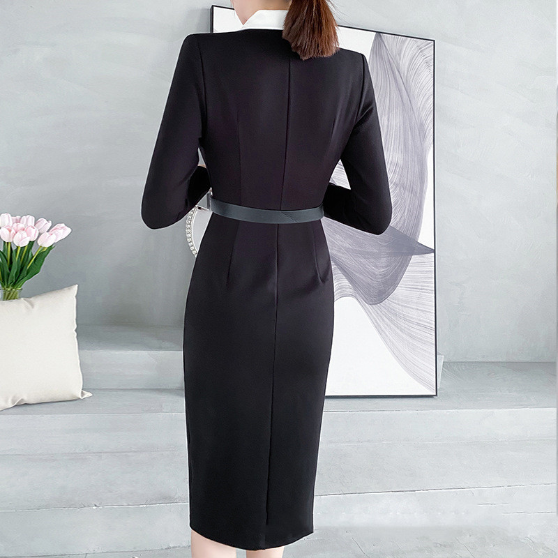 V-Neck Slim Fit Dress, picture 4 of 5