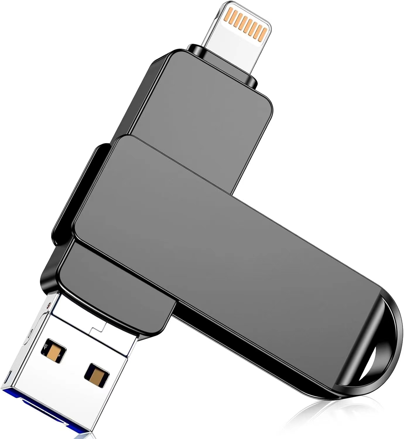 iPhone Photo Stick: High-Speed Memory Drive. MFi certified high-quality iPhone flash drive: The MFi-certified USB flash drive for iPhone can ensure high quality, and also provide you with excellent performance, allowing you to store data more safely! Made