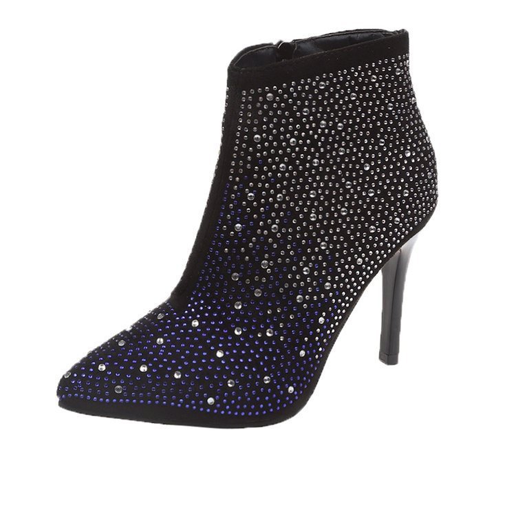 Women's Thin Fashion Pointed Hot Drilling High Heels