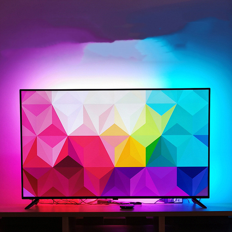TV Atmosphere With Graffiti Smart Projector Curtain Background Light - Image 2
