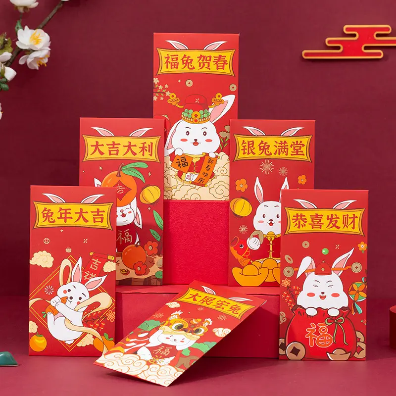 Chinese New Year High Grade Gold Stamping Red Packet