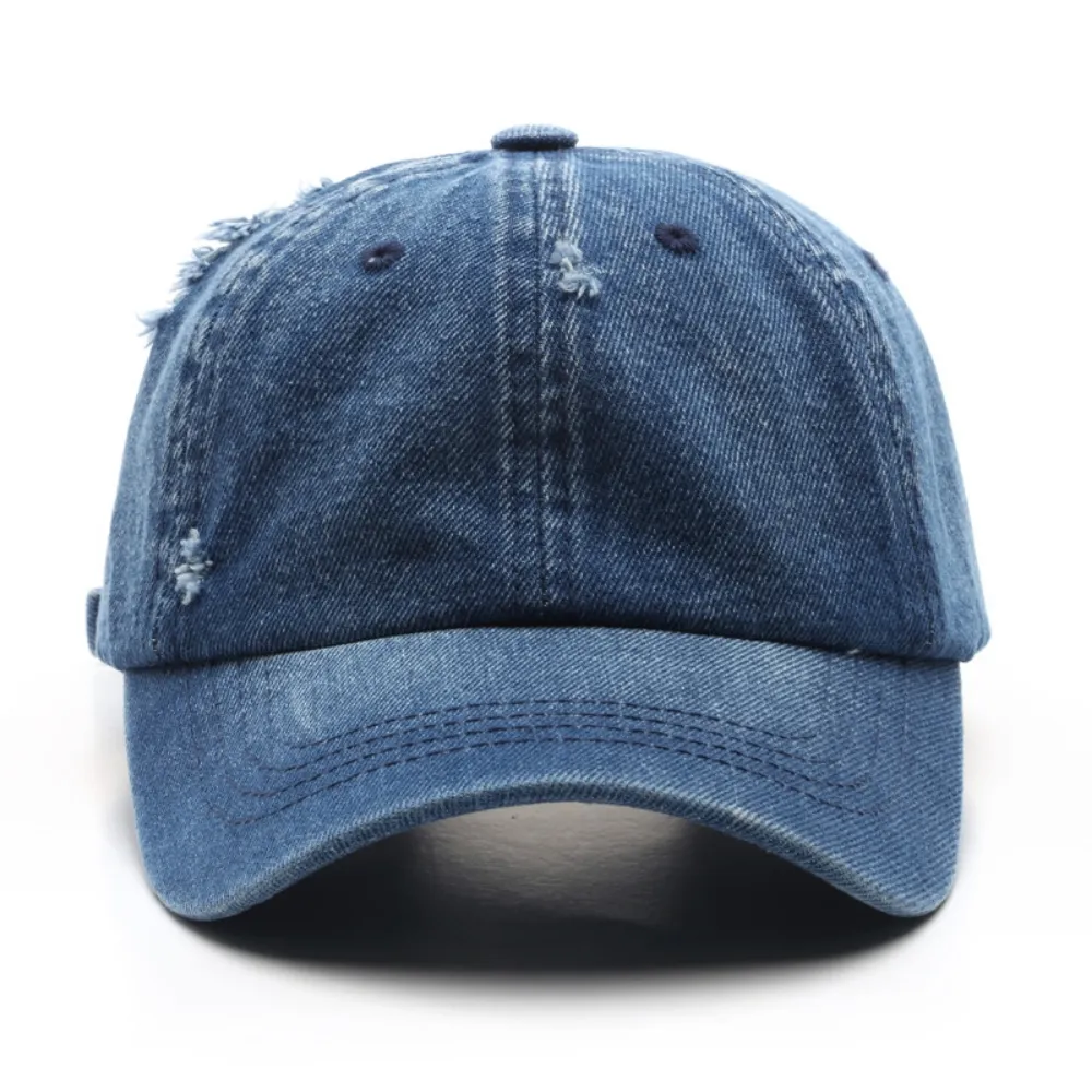 Men's And Women's Washed-out Holey Fashion Trend