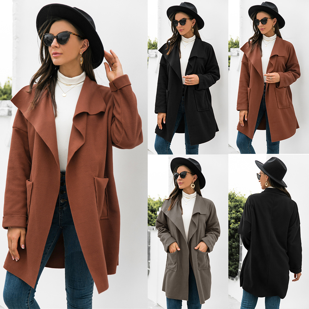 Title 3, Hot Sale Mauni Solid Color Long Sleeve Jacket