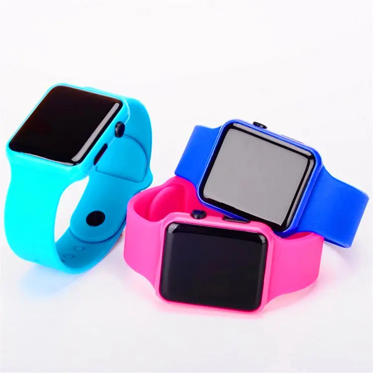 Square Led Sports Watch Non-pedometer Electronic