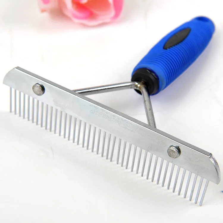 Pet Comb Dog Nail Rake Comb - Blue