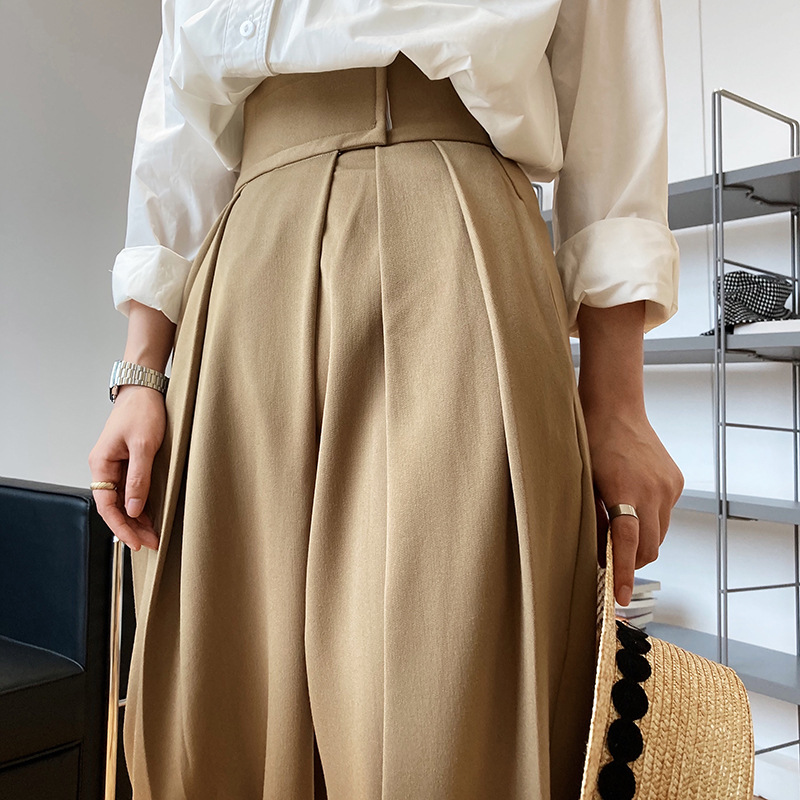 Title 4, Damen Frühling Herbst Loose Wide Leg Mopping Ho...