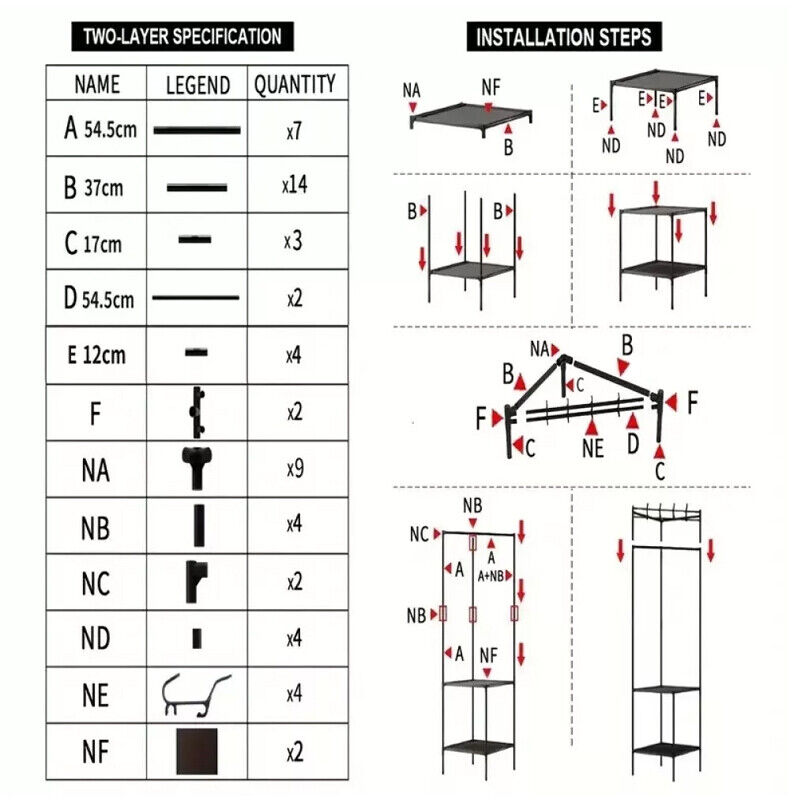 Corner Coat Stand Metal Clothes Hanging Rail Rack Shoe Rack Hanger With 3 Shelf