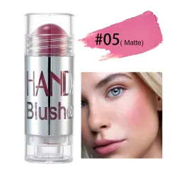 Cheek Blusher Shimmer Blush Stick Face Makeup Highlighter Bronzer Contour Cream Long-lasting Facial Make Up Cosmetics - 5 Style - View 1