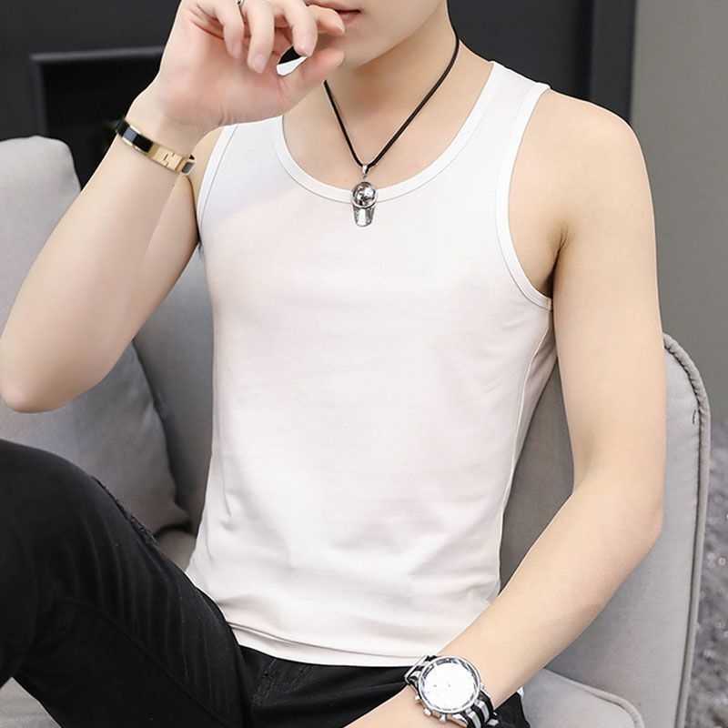 سترة رجالية صيفية رياضية ضيقة بدون أكمام