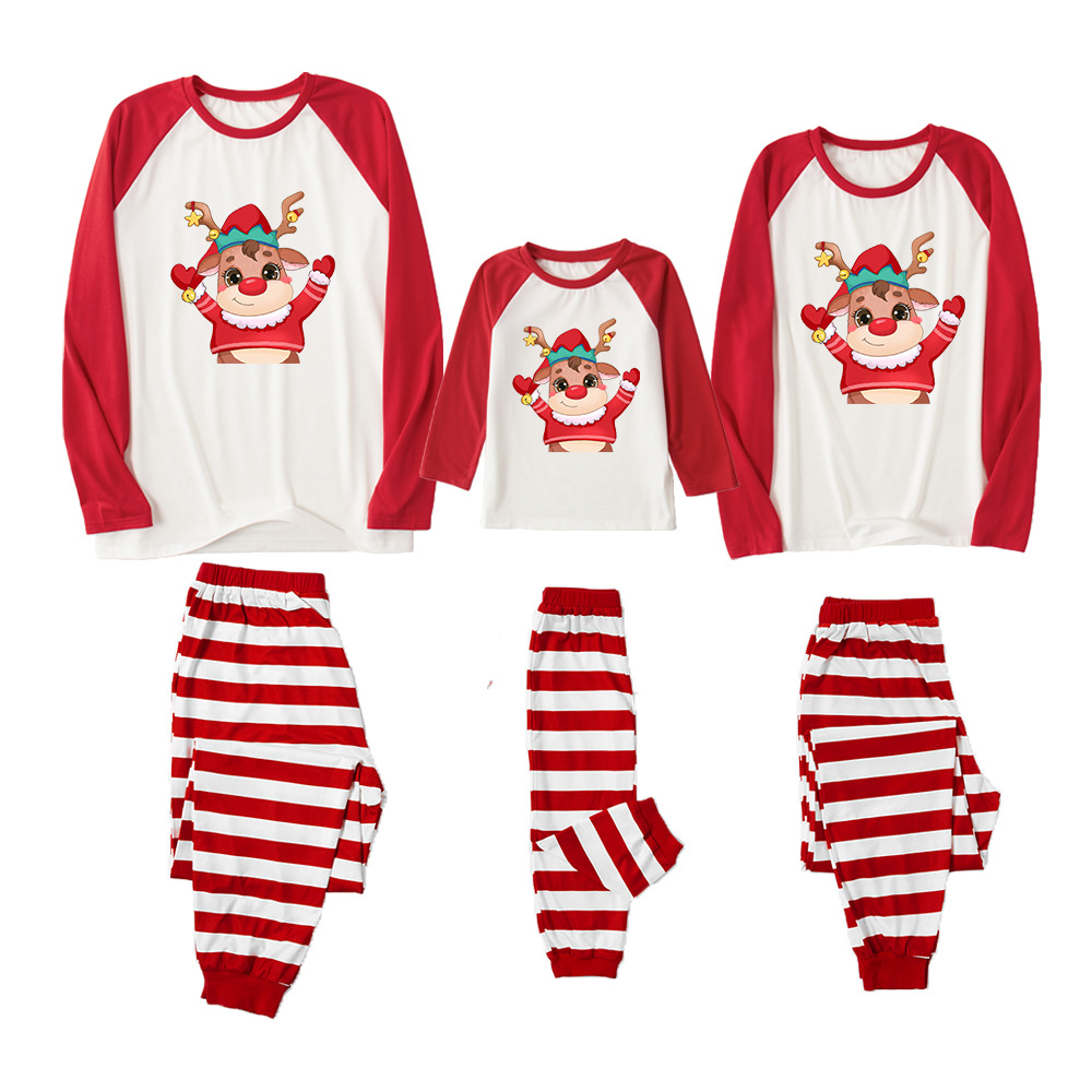 Fashion Simple Christmas Loungewear Pajamas Set — foto 3