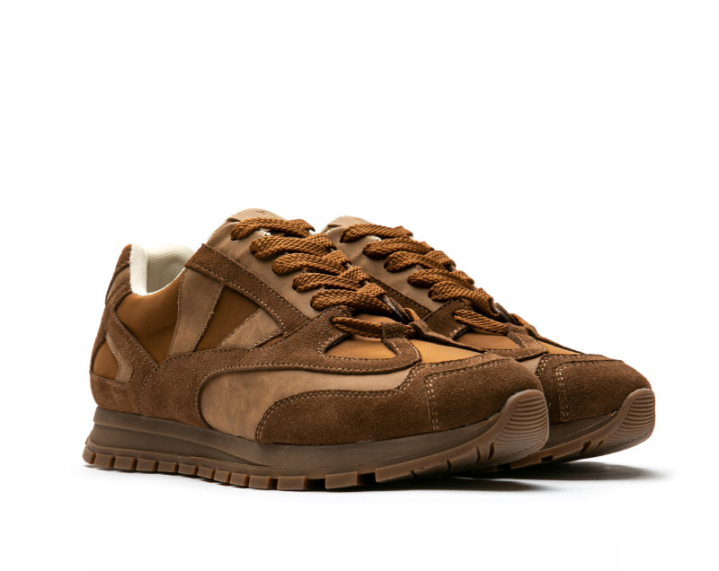 Retro Mesh Splicing Breathable Forrest Shoes Men's Sports High Casual Shoes