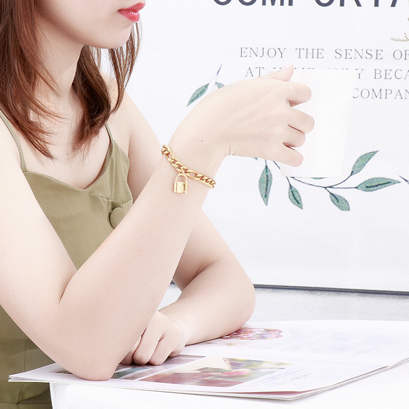 Cold Wind Simple Trend Stainless Steel Mother And Child Bracelet