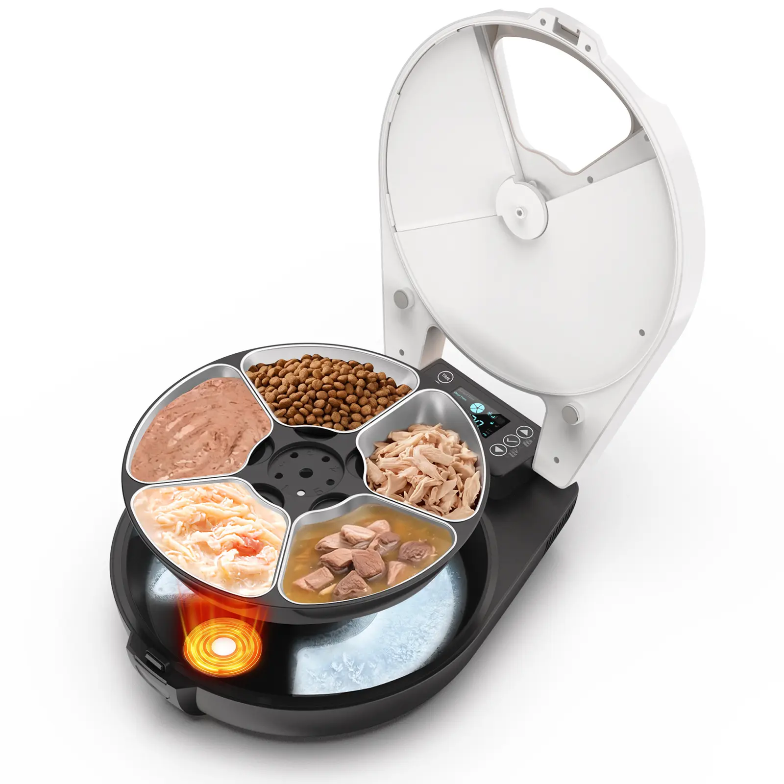 Automatic Wet Food Cat Feeder, 3 Days