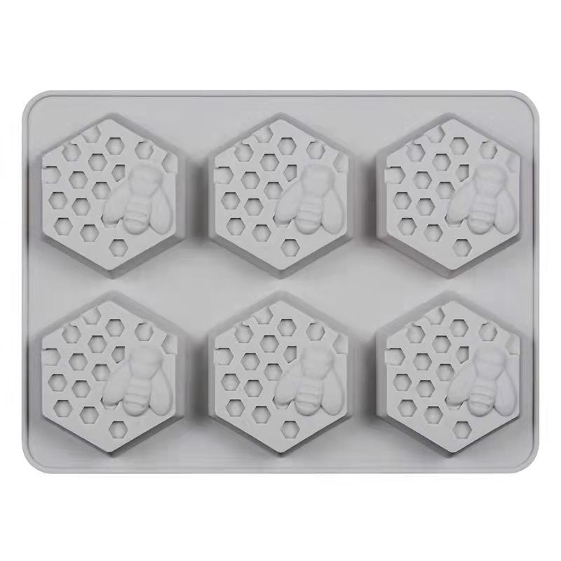 Title 2, 6 Even Silicone Mold Honeycomb Ice Tray Mold Di...