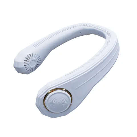 Neckband Electric Fan Power Digital Display Usb Hanging Neck