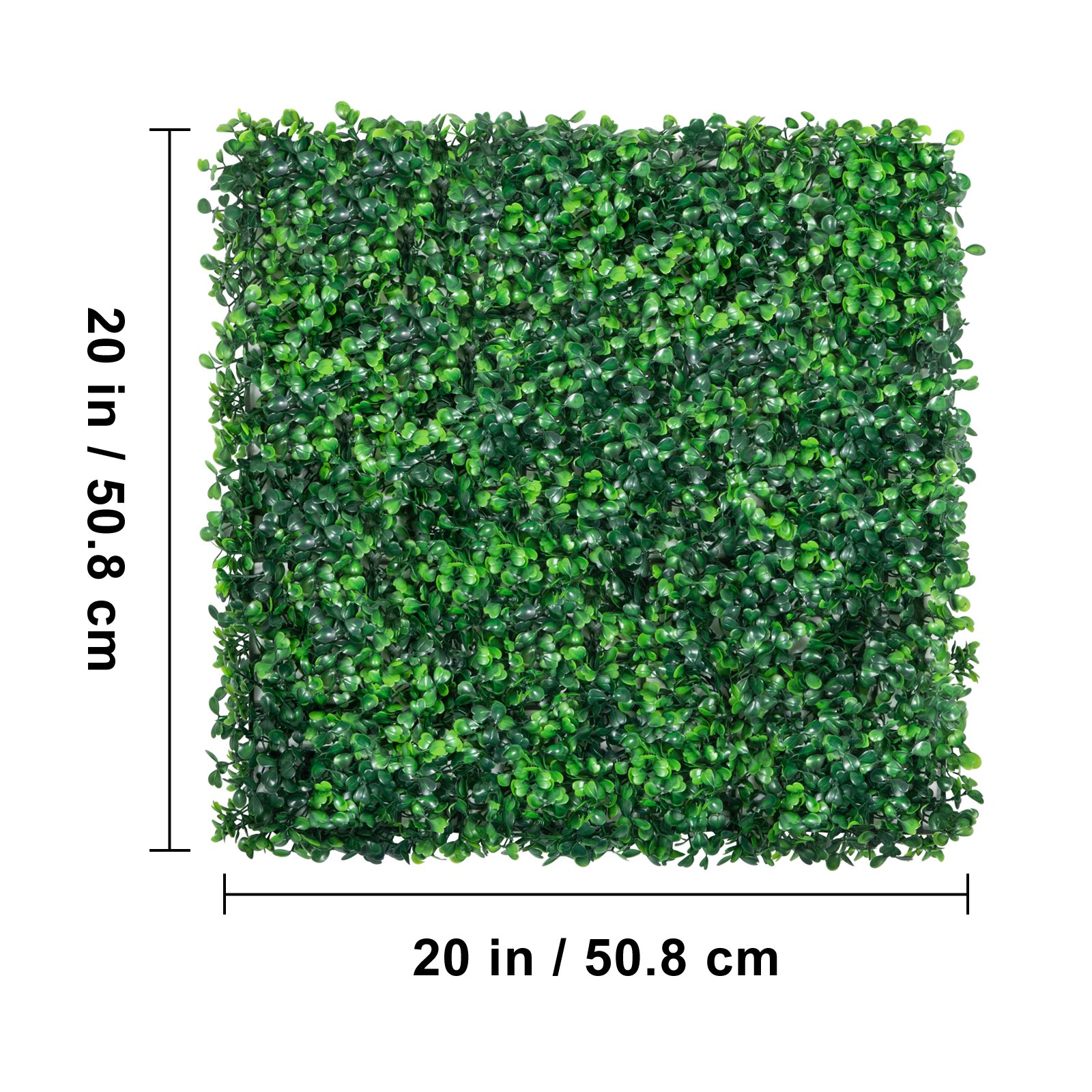 Artificial Boxwood Panel UV 24pcs Boxwood Hedge Wall Panels Artificial Grass Wall  Green Grass Wall Fake Hedge For Decor Privacy Fence Indoor Outdoor Garden image 4